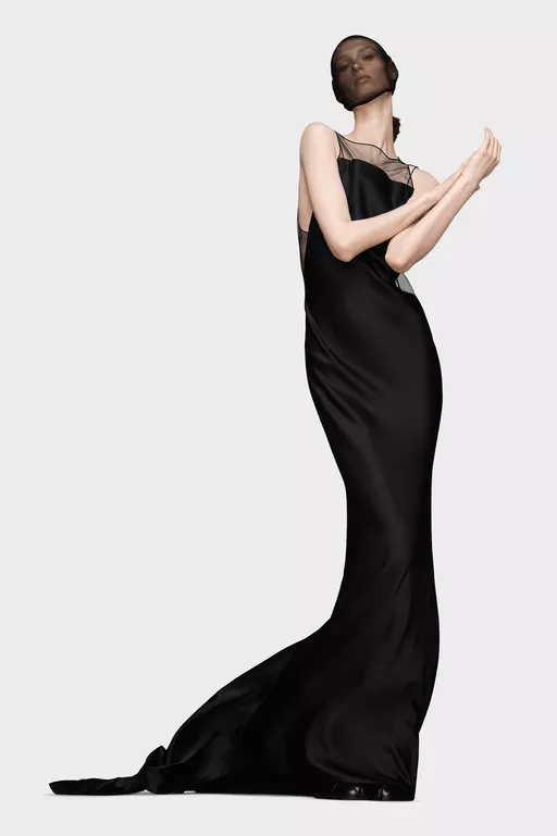 Hammered Satin Gown - Dresses