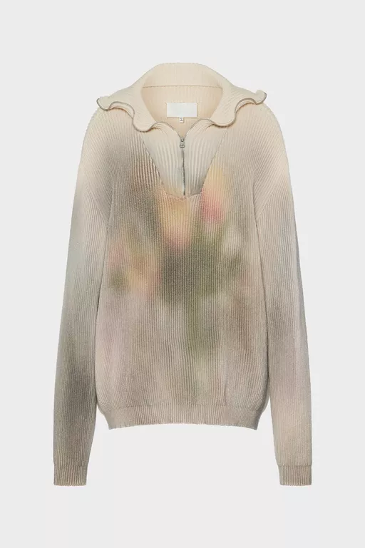 Zip Knit Pullover - Knitwear