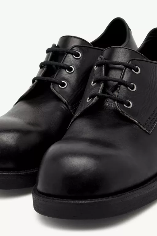 Leather Biker lace-up shoes - Lace-ups