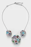 Polished palladio - Collier sph&eacute;rique Cluster Show
