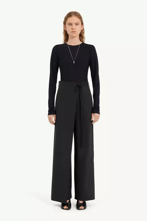 Pantalones de mezcla de lana - Pantalones