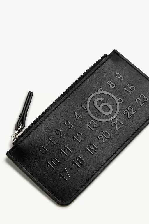 Numeric logo zip card holder - Wallets