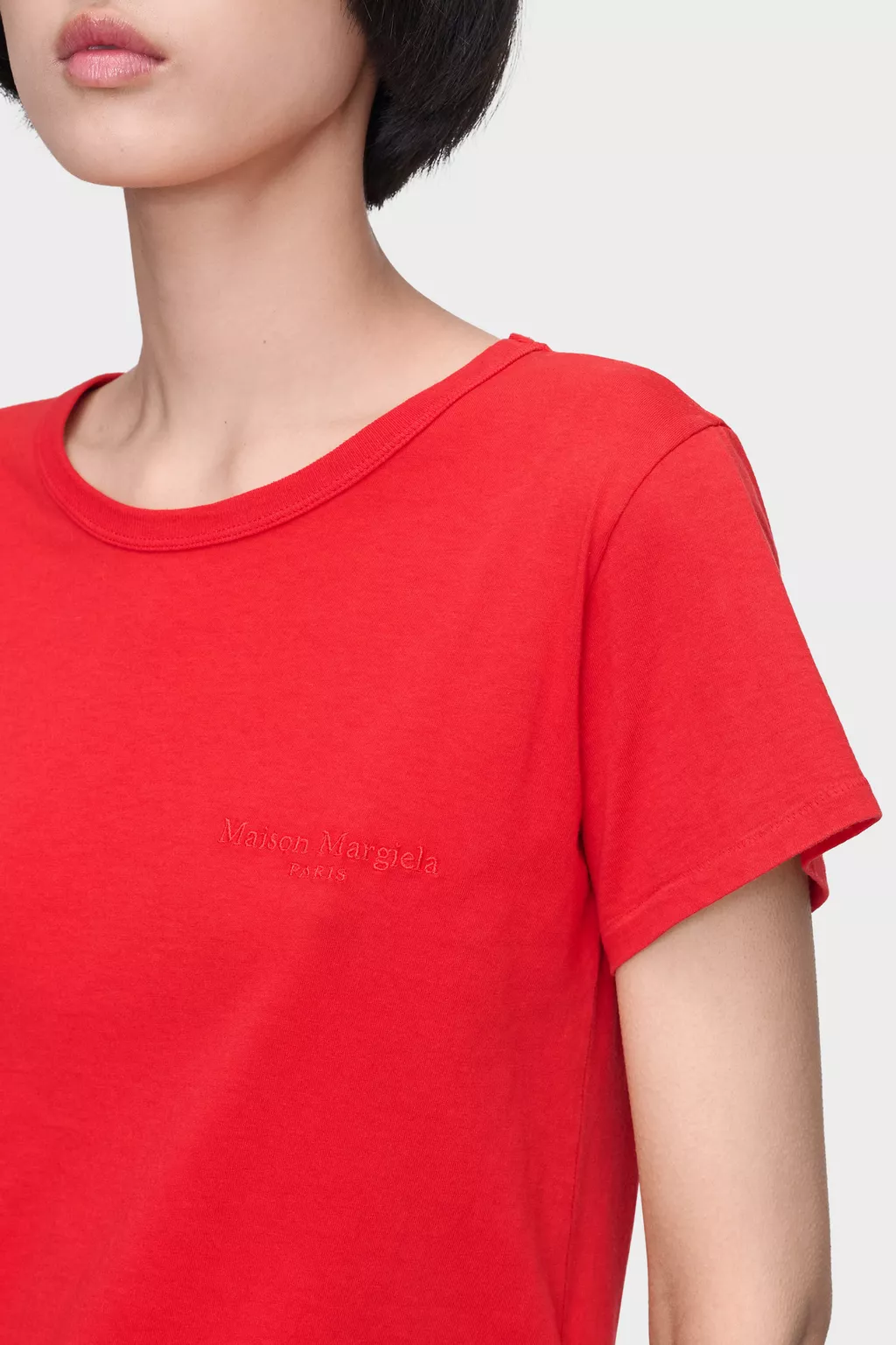 コットン ジャージーTシャツ レッド | Maison Margiela公式