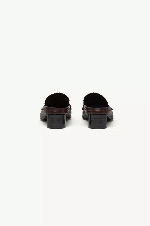 Swing toe leather loafer - Slippers