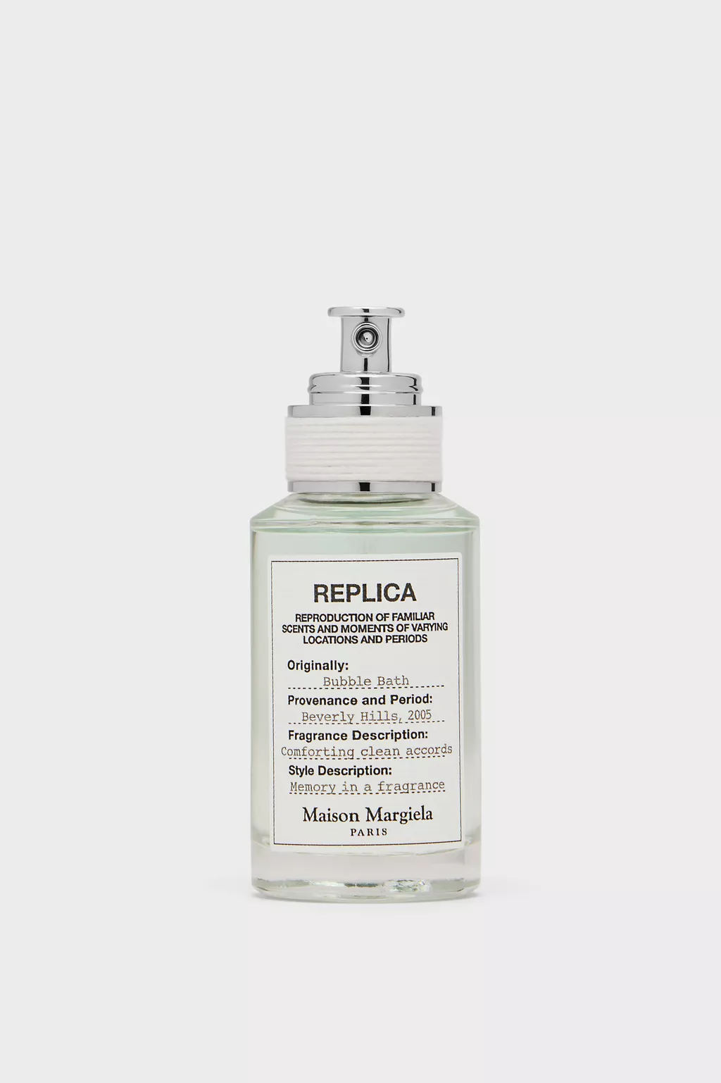 バブル バス オードトワレ「レプリカ」30ml ホワイト | Maison