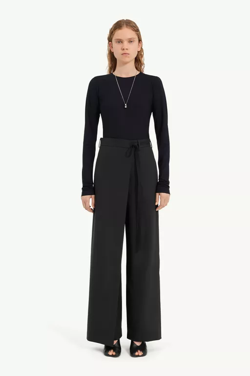 Pantaloni in misto lana