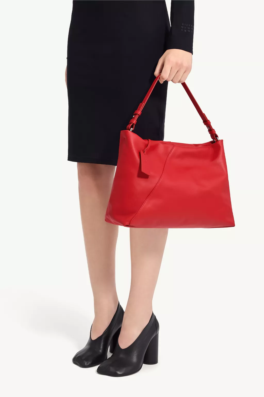 Red Japanese pochette bag | MM6 Official