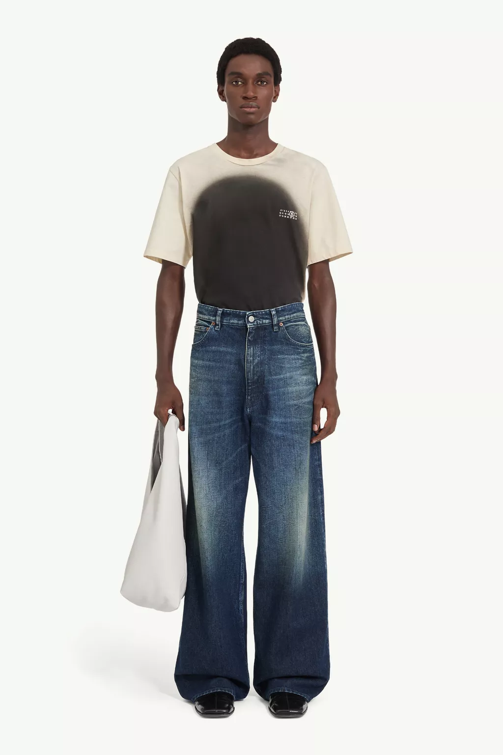 Blue Wide-leg jeans | MM6 Official