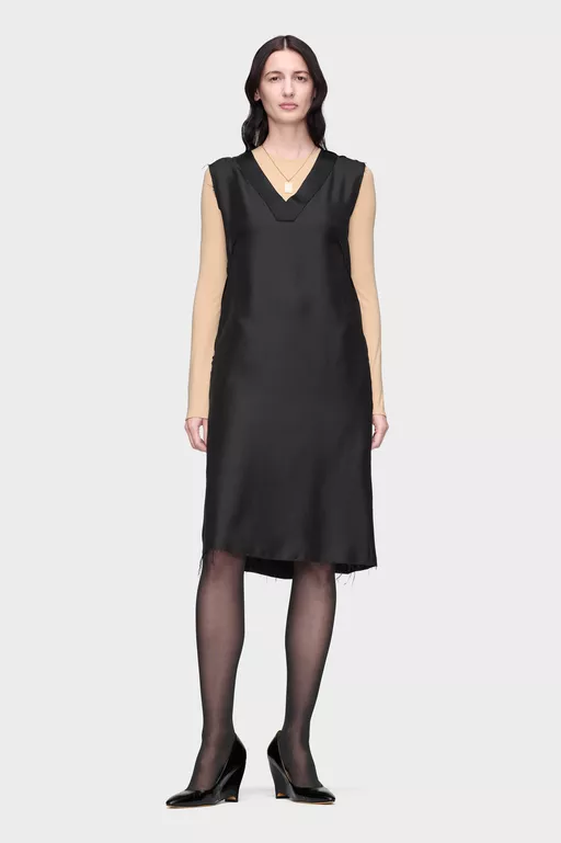 Silk Midi Dress - Midi Dress