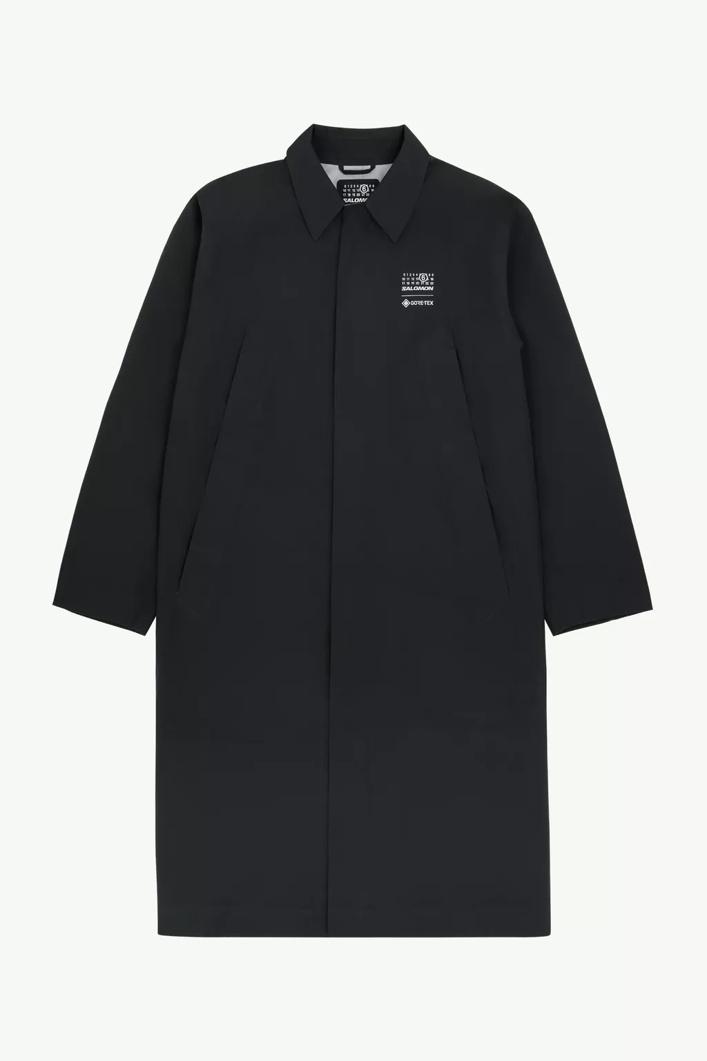 MM6 × SALOMON トレンチコート XS GORE-TEX Black MM6 x Salomon GORE-TEX Trench coat | MM6 Official