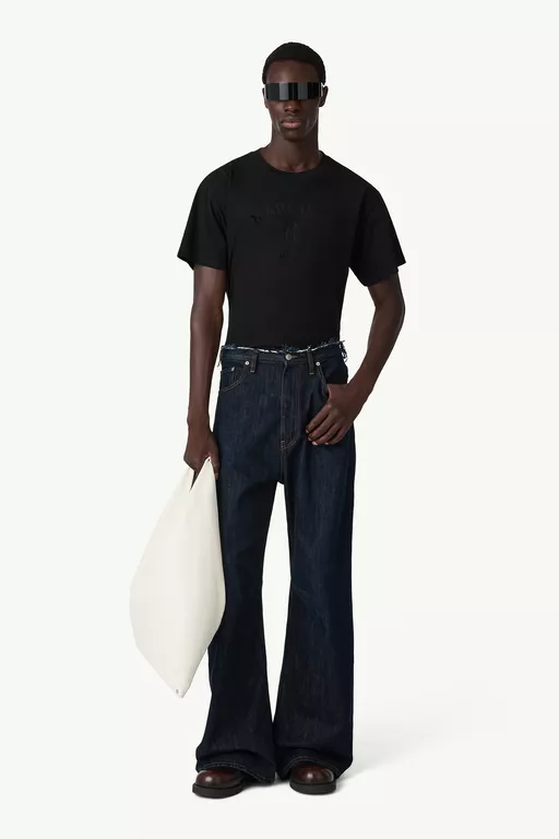 Wide-leg denim jeans - Denim