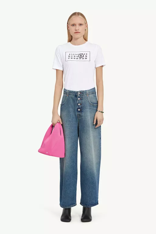 Blue Denim Trousers - Denim