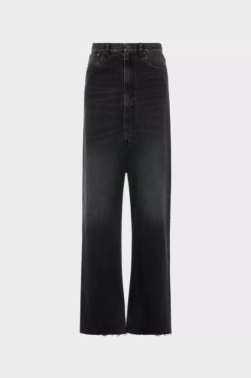 Dropped-Rise Jeans - Denim