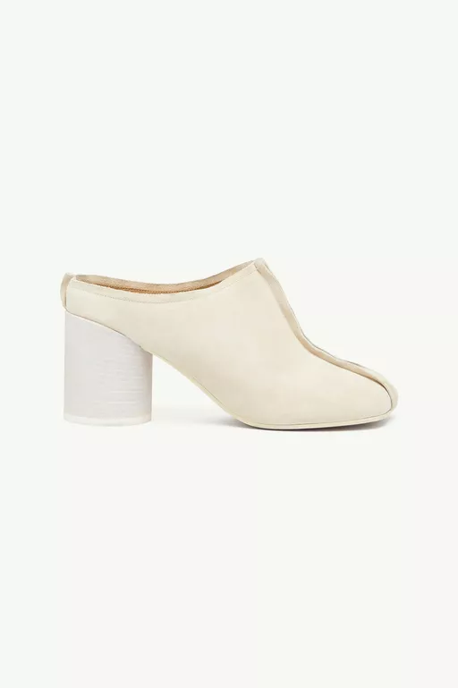 Suede Anatomic stitch toe mule - Slippers