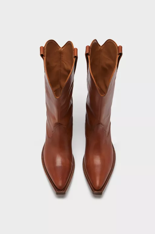 Heel-less Western Boots - Boots