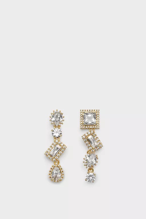 Cluster Drop Earrings - Earrings