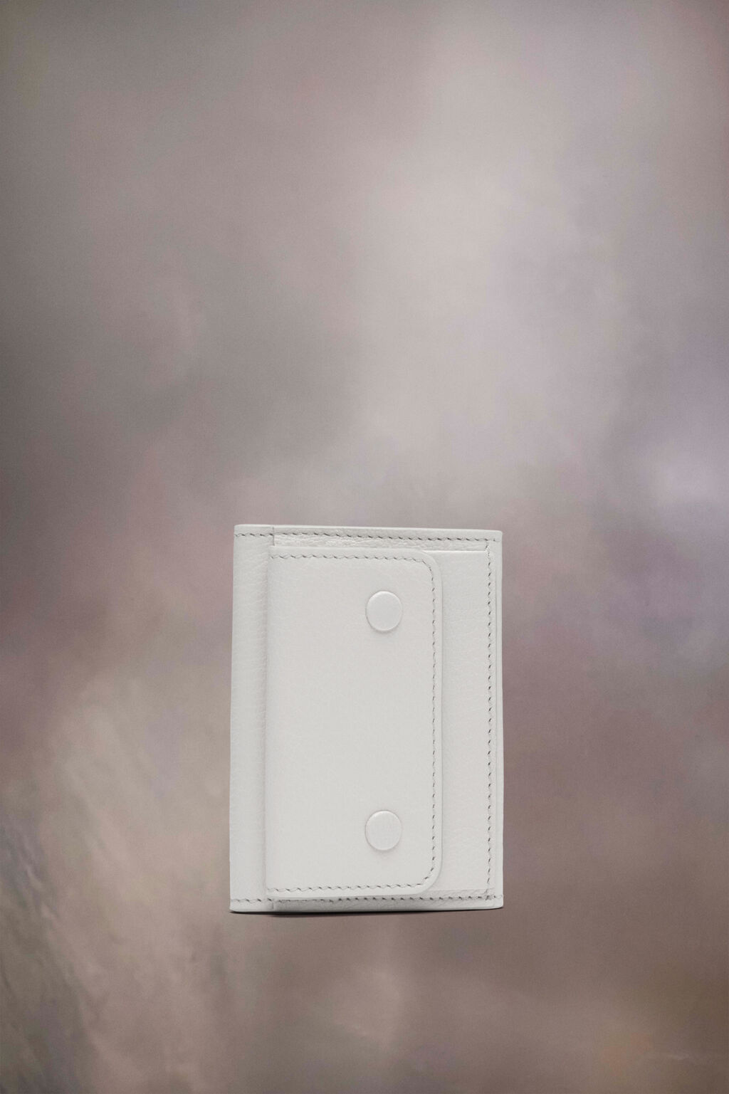 메종마르지엘라 스냅버튼이 달린 가죽 지갑 SA3UI0012P4806T1003