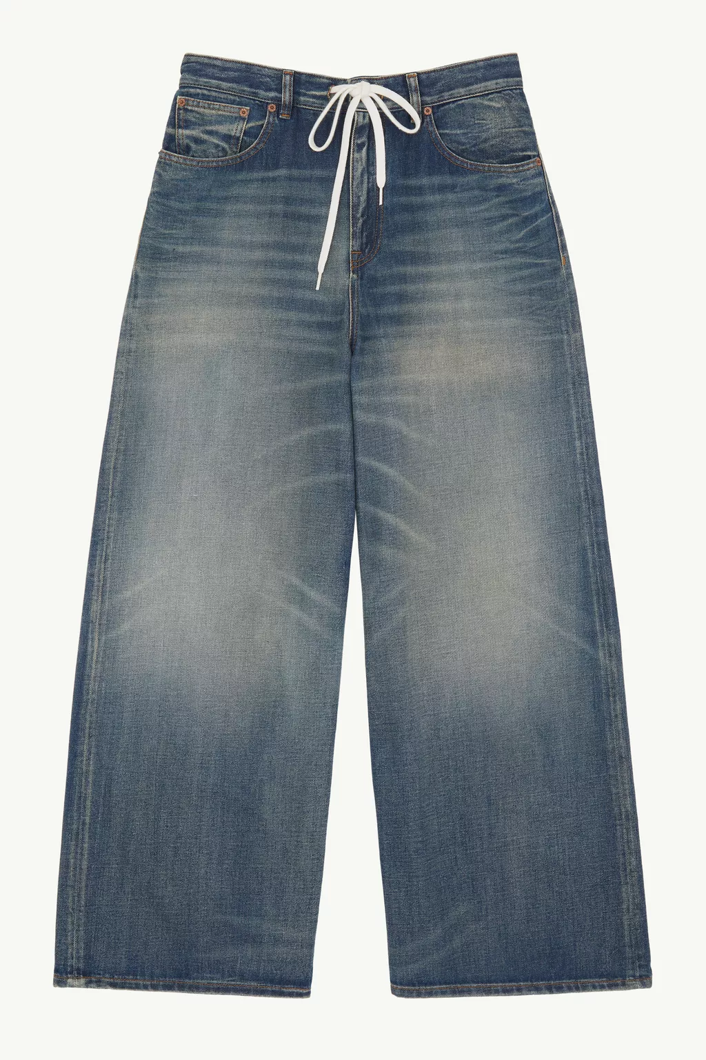Blue Wide-leg jeans | MM6 Official