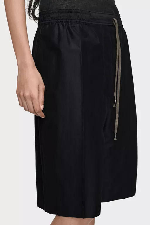 Cotton Drawstring Shorts - Shorts
