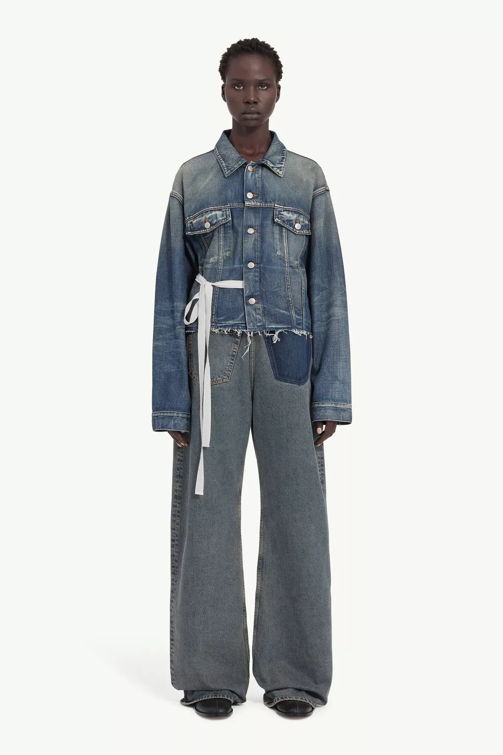 MM6 MaisonMargiela オーバーサイズデニムジャケット3 Blue Denim jacket | MM6 Official