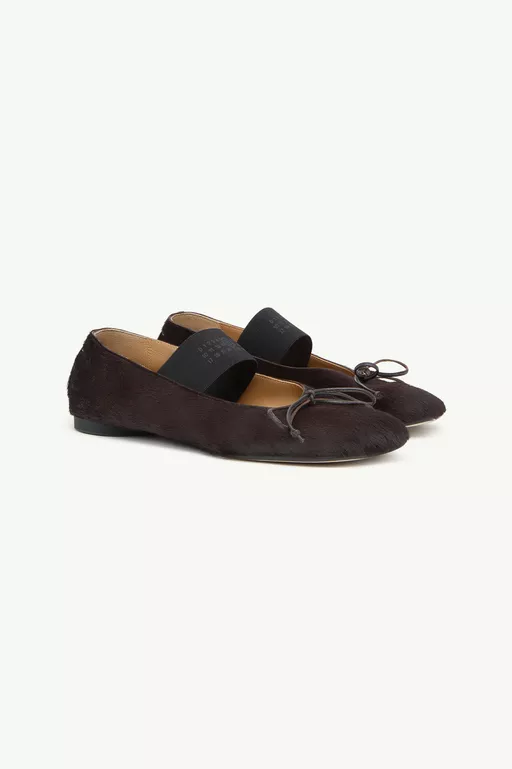 Numeric elastic ballerinas in ponyhair - Ballerinas