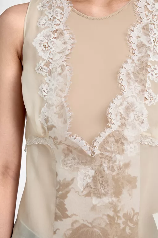 Fusion Lace-Trim Camisole Top - Tops