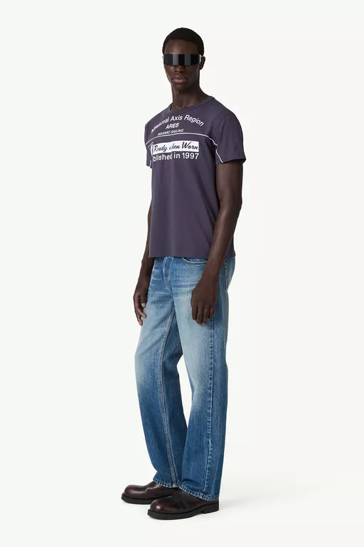 アナグラム プリント Tシャツ - Tシャツ