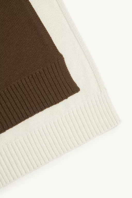 Cotton knit scarf - Scarves