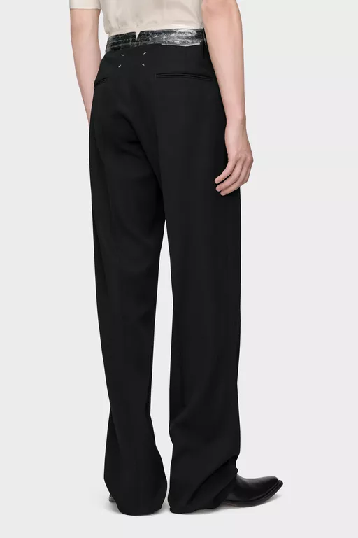 Pantalon en laine Taped - Pantalons