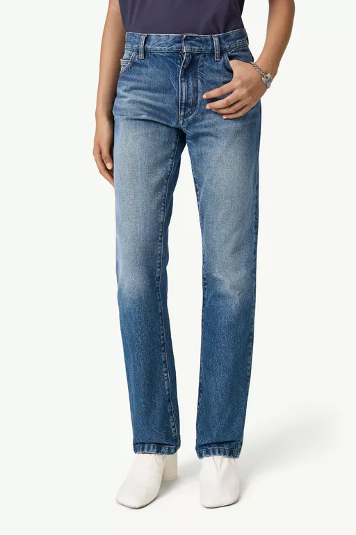 Double back pocket denim jeans - Denim