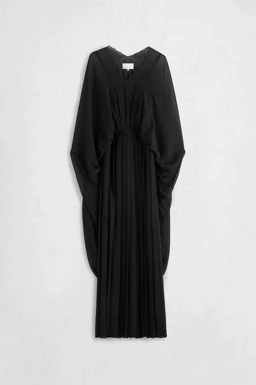 Pleated Kaftan Maxi Dress - Maxi Dress