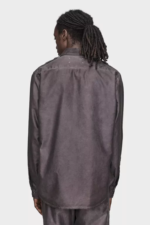 Double-Dyed Workwear Shirt - Long-sleeved Shirt