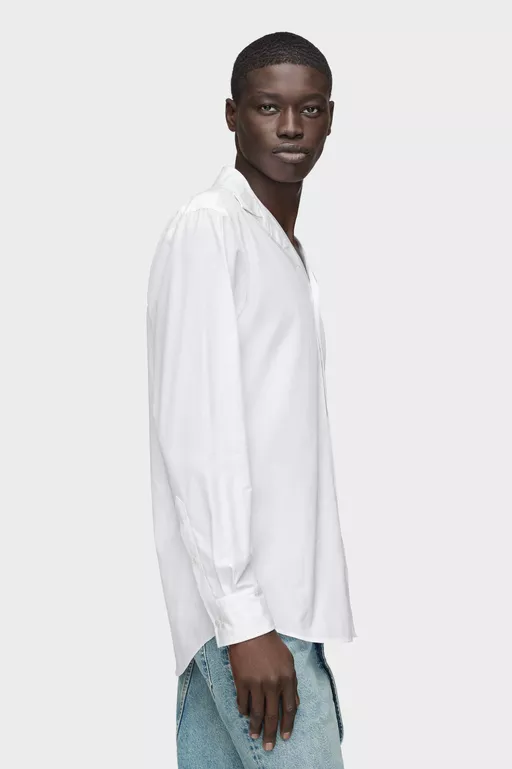 Taped Cotton Shirt - Shirts