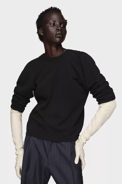 Wool knit top - Knitwear