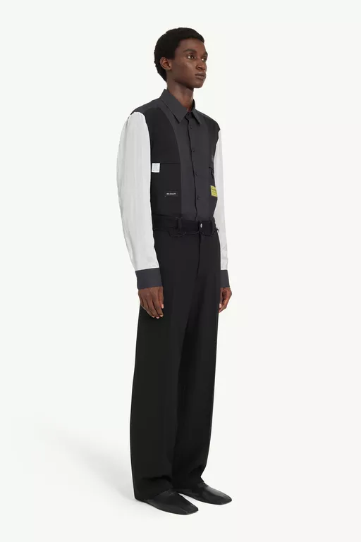 Wollhose mit ausgetauschtem Bund - Hosen