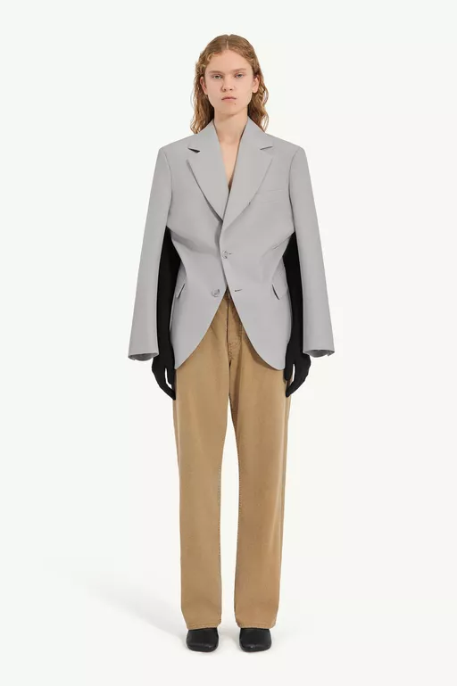 Wool-blend blazer with gloves - Jackets