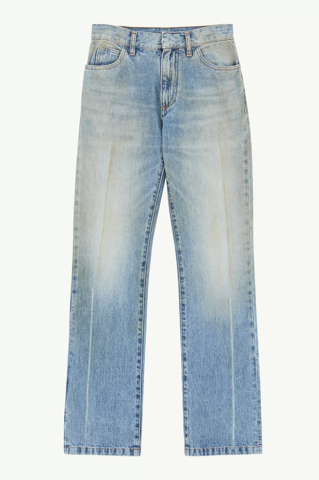 Blue Straight-Leg Jeans | MM6 Official