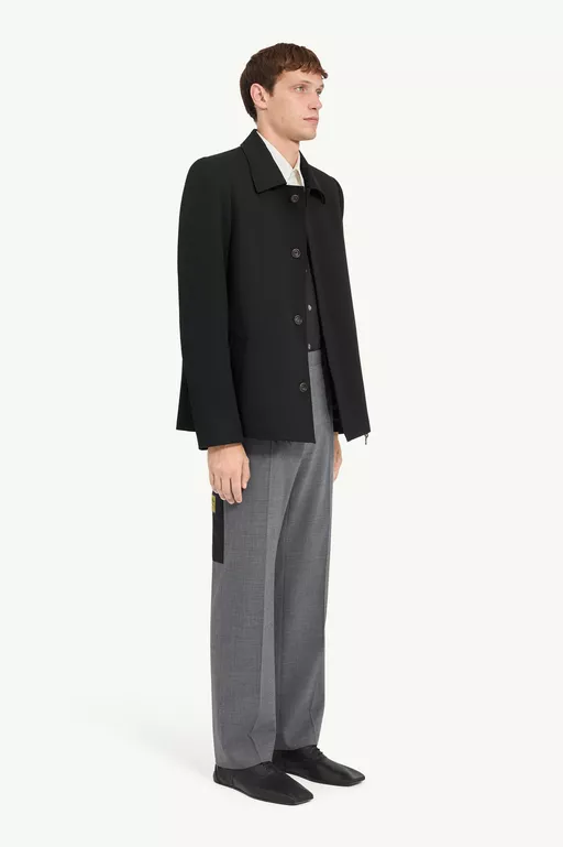 Jacke aus Wollgabardine - Jacken