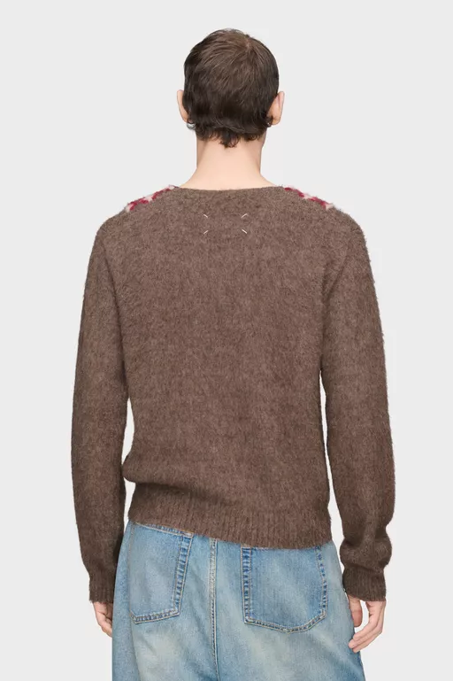 Alpaca Wool V-Neck Sweater - Overalls