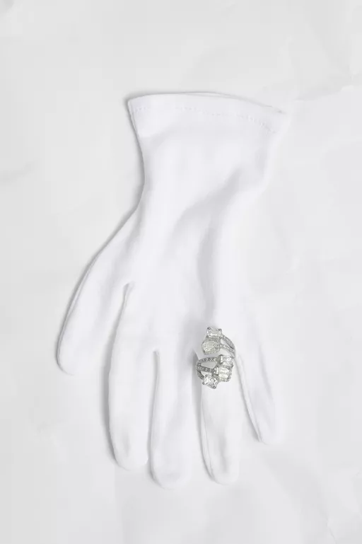 Antiqued Wax Strass Ring - Rings