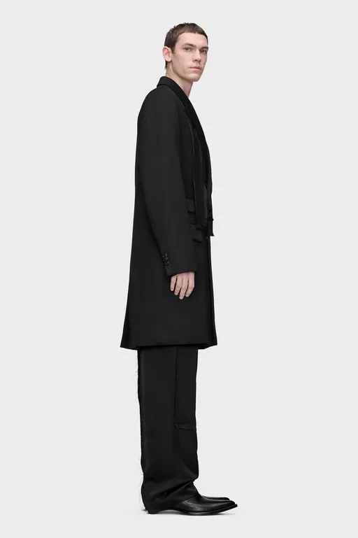 Wool Scarf Coat - Coats