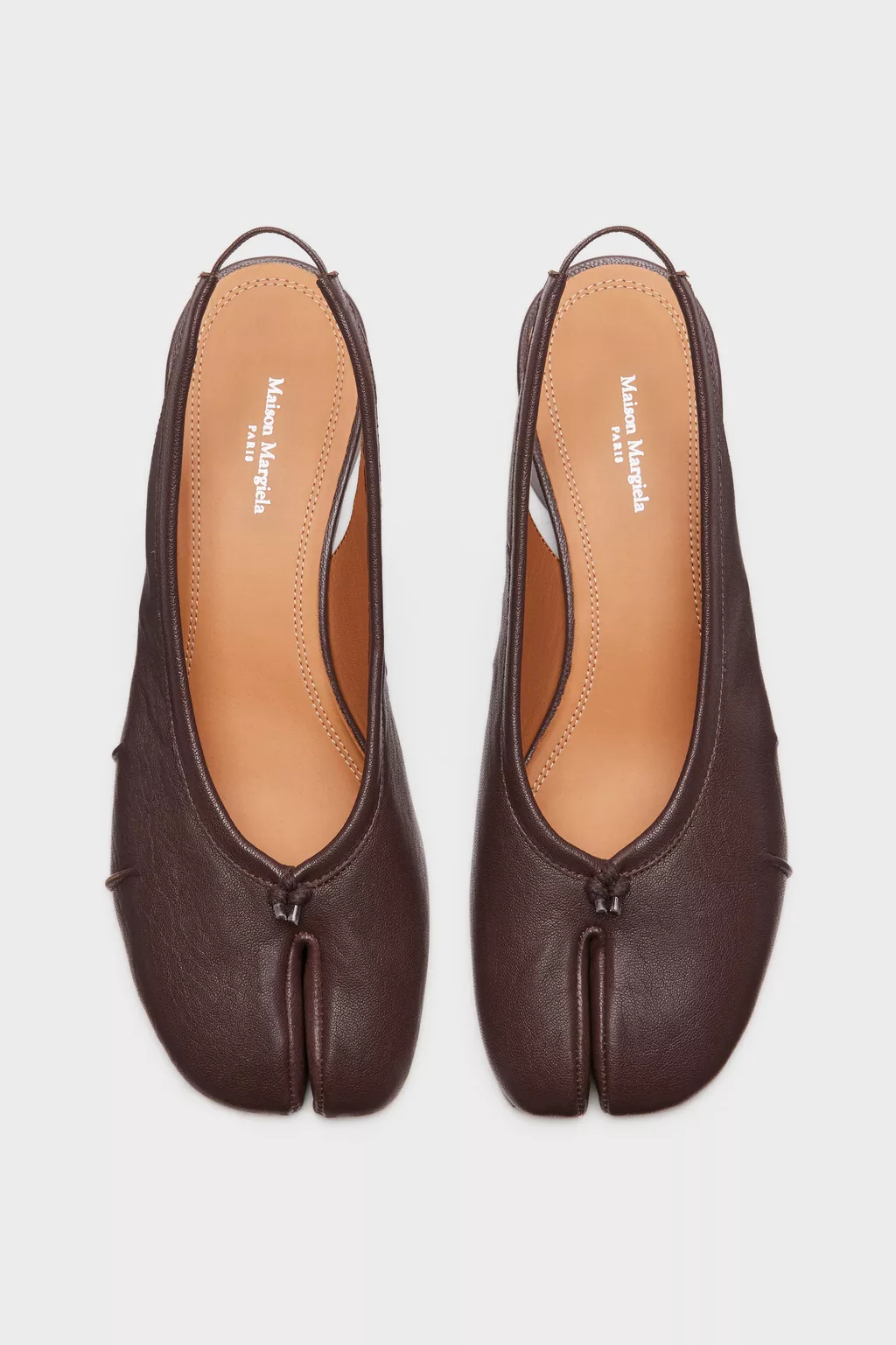 Brown Tabi new ballerina slingbacks | Maison Margiela Official