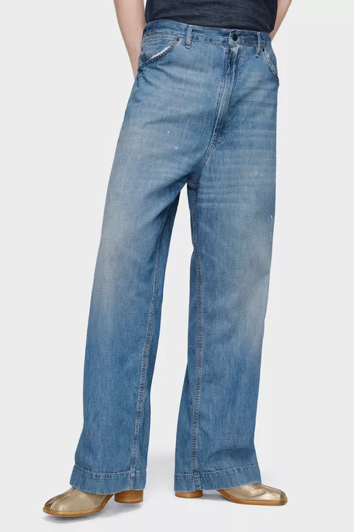 Wide-leg jeans - Pants