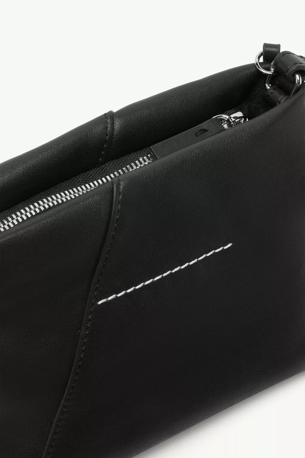 FOLDED J SHOULDER BAG