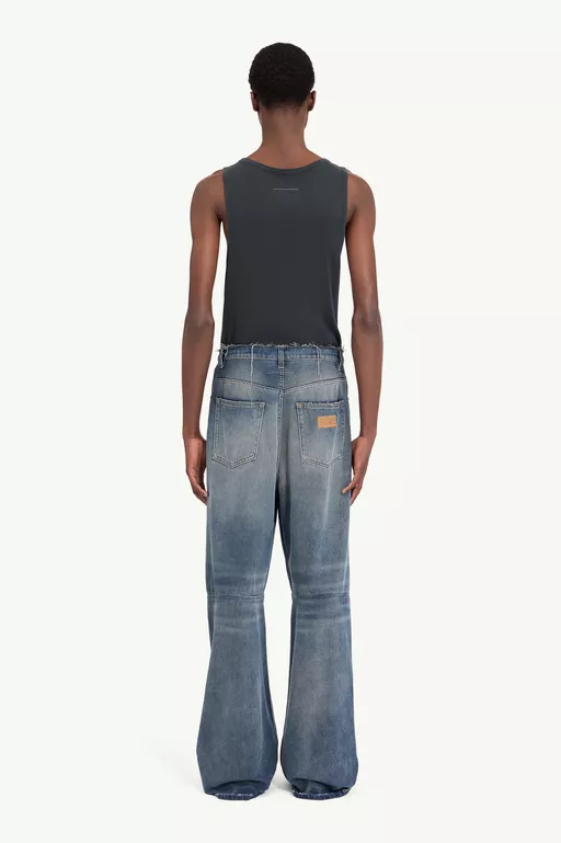 Jeans mit weitem Beinschnitt - Jeans