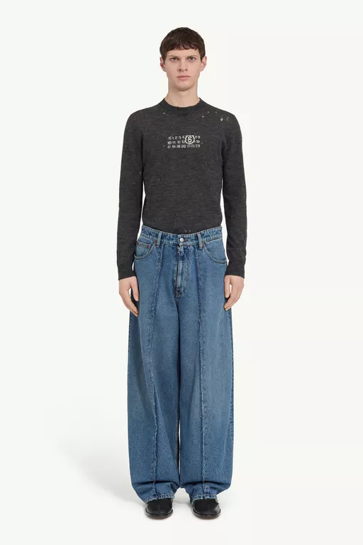 Wide-leg jeans - Denim