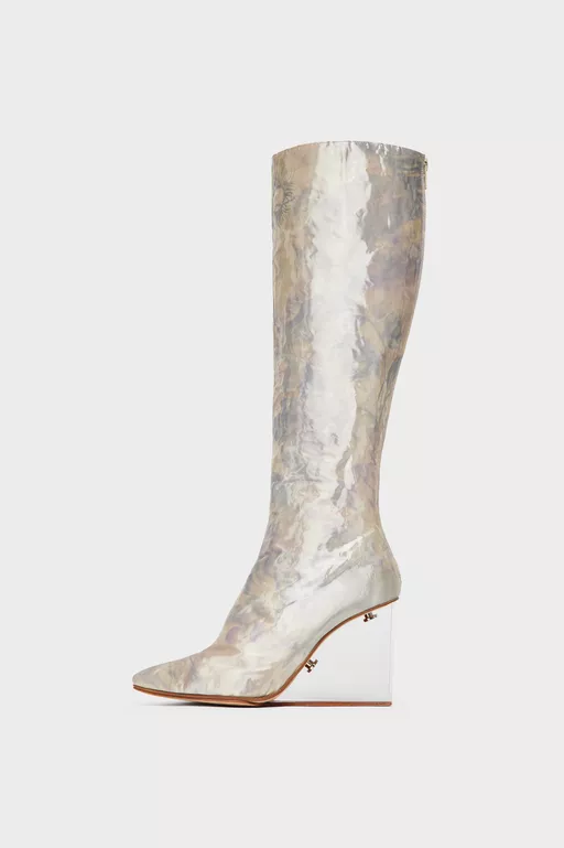Tabi Claw Plexi Long Boots - Boots