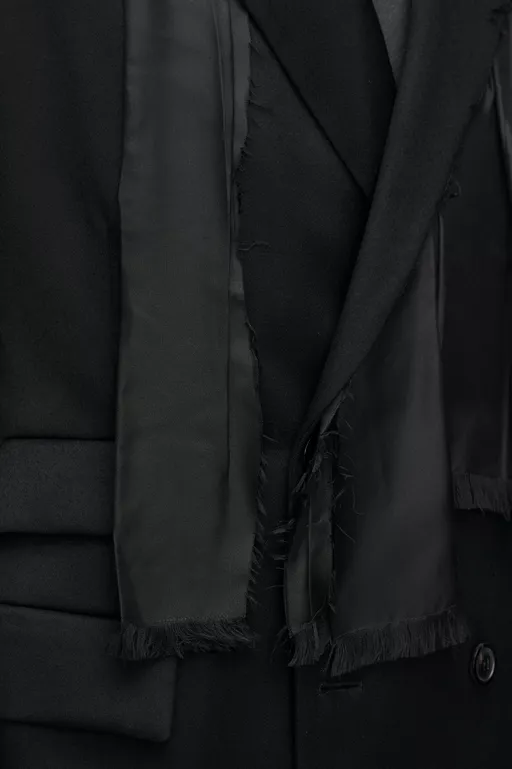 Wool Scarf Coat - Coats