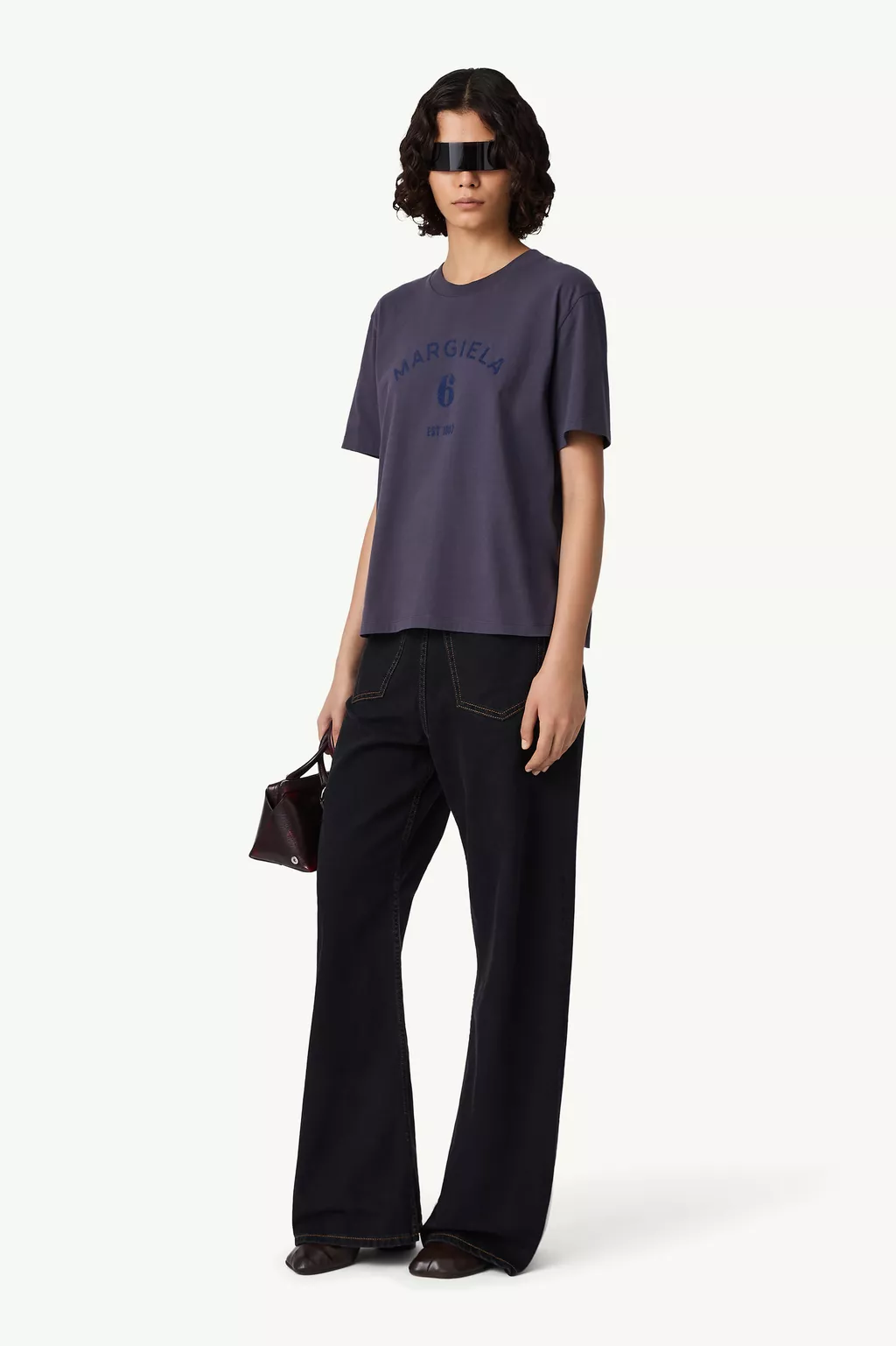 Blue Mannequin print t-shirt | MM6 Official