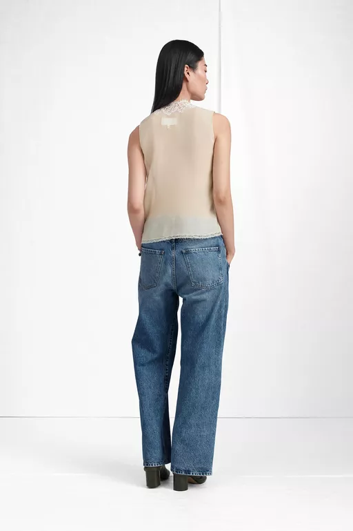 Fusion Lace-Trim Camisole Top - Tops